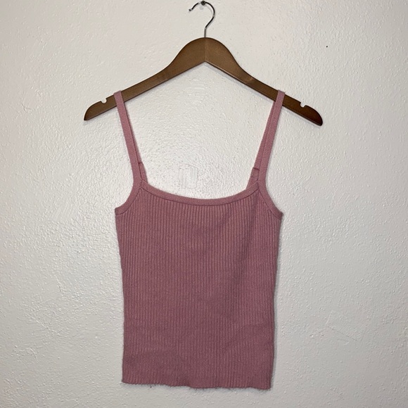 Astr The Label Ribbed Tank with Adjustable Straps - Picture 2 of 7